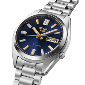 Seiko 5 Sports SNX Vintage Gold Collection 'In Blazer Blue' férfi karóra - SRPL55K1 - SRPL55K1