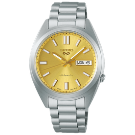 Seiko 5 Sports SNX Vintage Gold Collection 'In Gold Cufflinks' férfi karóra - SRPL59K1 - SRPL59K1