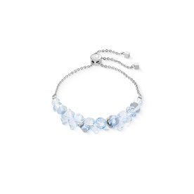 Coeur de Lion Dancing Crystals áttetsző-ezüst karkötő - 4639/30-1817