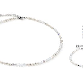 Coeur de Lion Precious fusion ezüst-fehér fülbevaló - 4245/21-1417