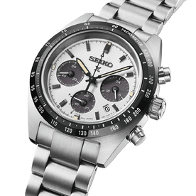 Seiko  Prospex Speedtimer 'Youngtimer' monochrome számlapos solar férfi karóra - SSC961P1