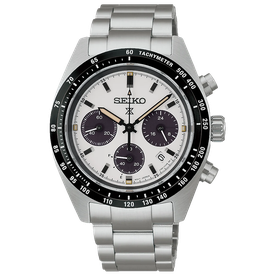 Seiko  Prospex Speedtimer 'Youngtimer' monochrome számlapos solar férfi karóra - SSC961P1