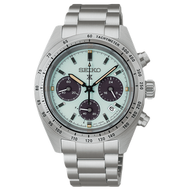 Seiko Prospex Speedtimer 'Youngtimer' mentazöld számlapos solar férfi karóra - SSC965P1 