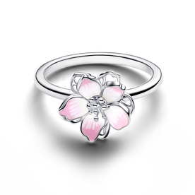 Pandora Cseresznye virág ezüst gyűrű - 194371C01-48 Pandora Cseresznye virág ezüst gyűrű - 194371C01-48