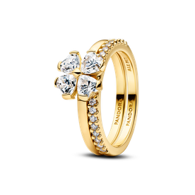 Pandora Szikrázó lóhere osztható shine gyűrű - 164507C01-48