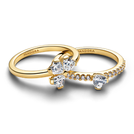 Pandora Szikrázó lóhere osztható shine gyűrű - 164507C01-48