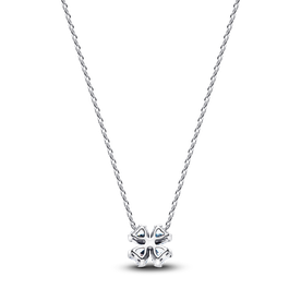 Pandora Szikrázó lóhere ezüst nyaklánc - 394502C01-45