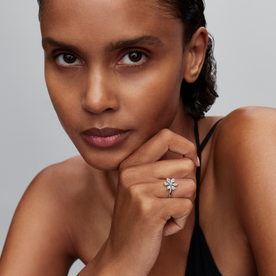 Pandora Szikrázó herbárium ezüst gyűrű - 193000C02-48