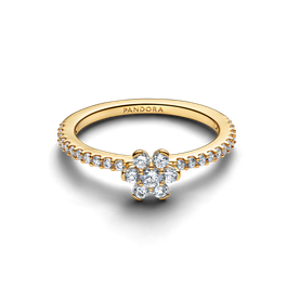 Pandora Szikrázó virág shine gyűrű - 164499C01-48