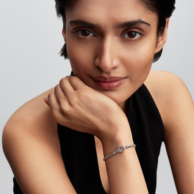 Pandora Pávé kapcsos Foxtail moments karkötő - 594462C01-17 Pandora Pávé kapcsos Foxtail moments karkötő - 594462C01-17