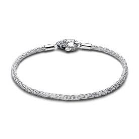 Pandora Pávé kapcsos Foxtail moments karkötő - 594462C01-17 Pandora Pávé kapcsos Foxtail moments karkötő - 594462C01-17