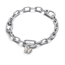 Pandora ME rózsaszín pillangó ezüst charm - 793825C01 Pandora ME rózsaszín pillangó ezüst charm - 793825C01