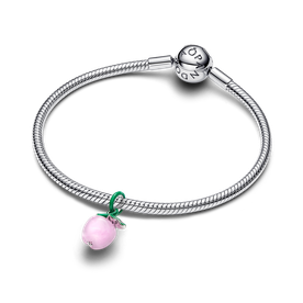 Pandora Rózsaszín alma muránói üveg charm - 794485C01 Pandora Rózsaszín alma muránói üveg charm - 794485C01