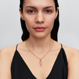 Pandora Pink hernyó shine charm - 764489C01