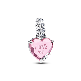 Pandora Szeretlek anya függő ezüst charm - 794464C01 Pandora Szeretlek anya függő ezüst charm - 794464C01