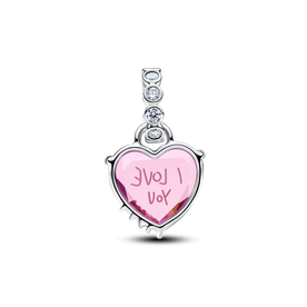 Pandora Szeretlek anya függő ezüst charm - 794464C01 Pandora Szeretlek anya függő ezüst charm - 794464C01