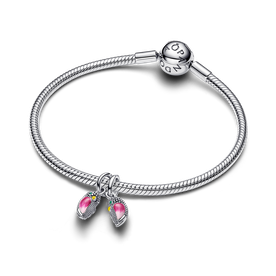 Pandora Szerelmes madarak osztható ezüst charm - 794484C01