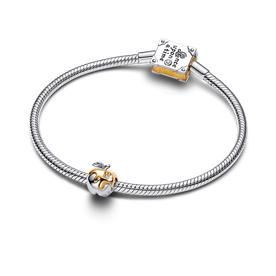 Pandora Disney Hófehérke mérgezett almája ezüst kéttónusú charm - 764384C01