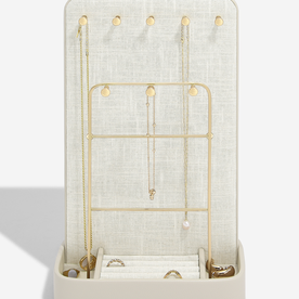 Stackers Lenvászon és drapp ékszertartó állvány - 76377