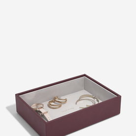 Stackers Bordó classic mély 1 fakkos ékszertálca - 76867 Stackers Bordó classic mély 1 fakkos ékszertálca - 76867