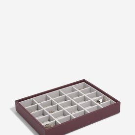 Stackers Bordó classic 25 fakkos ékszertálca - 76864