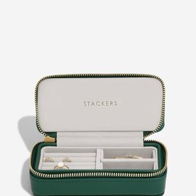 Stackers Sötétzöld közepes utazó ékszer doboz - 76421 Stackers Sötétzöld közepes utazó ékszer doboz - 76421