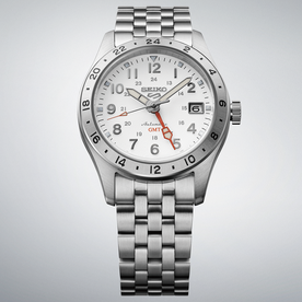 Seiko 5 Sports Field GMT fehér számlapos férfi karóra - SSK059K1 - SSK059K1