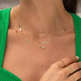 Jackie Gold West end 14K arany nyaklánc - JKN23-353