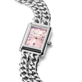 Thomas Sabo Bold elegance rózsaszín számlapos női óra - WA0454-201-204