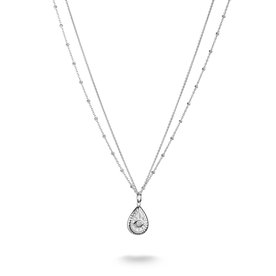 Thomas Sabo Elyndra dupla soros ezüst nyaklánc csepp alakú medállal - KE2333-051-15-L45V