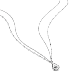 Thomas Sabo Elyndra dupla soros ezüst nyaklánc csepp alakú medállal - KE2333-051-15-L45V