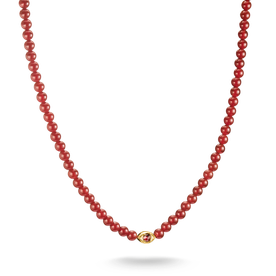 Thomas Sabo Elyndra vörös achát gumis nyaklánc - KE2332-414-10-L55