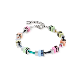 Coeur de Lion Fresh sorbet cube színes karkötő - 4413/30-1580