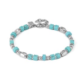 Nomination InstinctStyle türkiz férfi karkötő - 027936-003