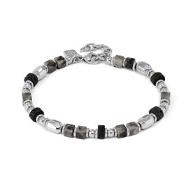 Nomination InstinctStyle szürke férfi karkötő - 027936-094