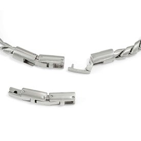 Nomination Manvision férfi acél karkötő ovális elemekkel - 133022-001