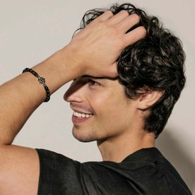 Nomination Manvision fekete férfi karkötő iránytűvel - 133016-060