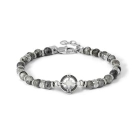 Nomination Manvision szürke férfi karkötő iránytűvel - 133016-061