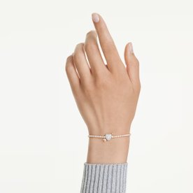 Swarovski Idyllia szív és nyíl arany színű karkötő - 5744061 Swarovski Idyllia szív és nyíl arany színű karkötő - 5744061