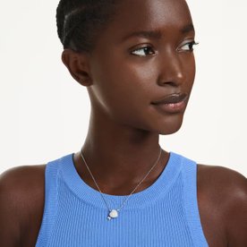 Swarovski Idyllia szív és nyíl ezüst színű nyaklánc - 5737291