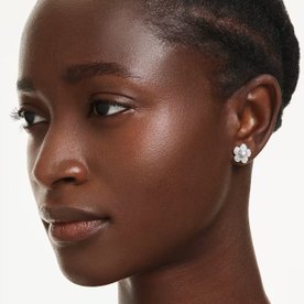 Swarovski Ariana Grande ezüst színű virág fülbevaló - 5756098