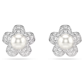 Swarovski Ariana Grande ezüst színű virág fülbevaló - 5756098