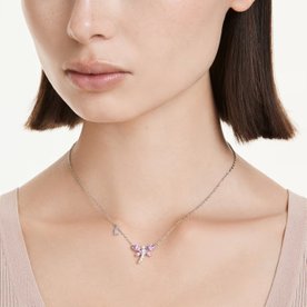 Swarovski Ariana Grande ezüst színű szitakötős nyaklánc - 5737383