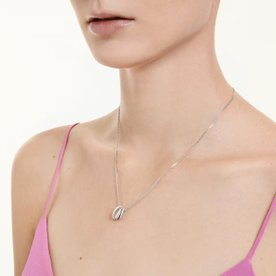 Swarovski Hyperbola ezüst színű nyaklánc kristályokkal - 5737064