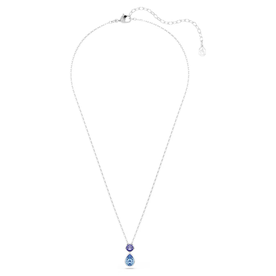 Swarovski Chroma ezüst színű nyaklánc kék és lila kristállyal - 5738473