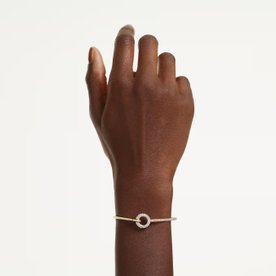 Swarovski Dextera arany színű karperec áttetsző kristályokkal - 5743568