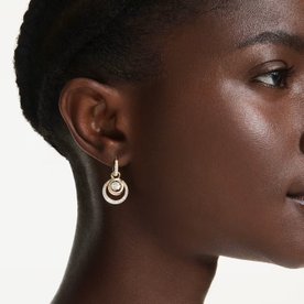 Swarovski Hyperbola arany színű függő karika fülbevaló - 5738249