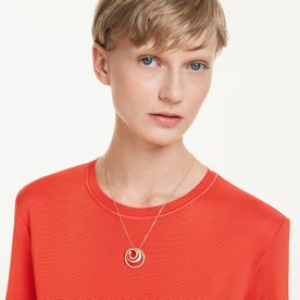 Swarovski Hyperbola arany színű nyaklánc kerek medállal - 5740410