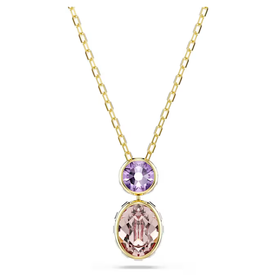 Swarovski Chroma arany színű nyaklánc színes kristályokkal - 5741586