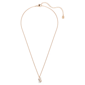 Swarovski Rózsa arany színű nyaklánc hattyú medállal - 5738203